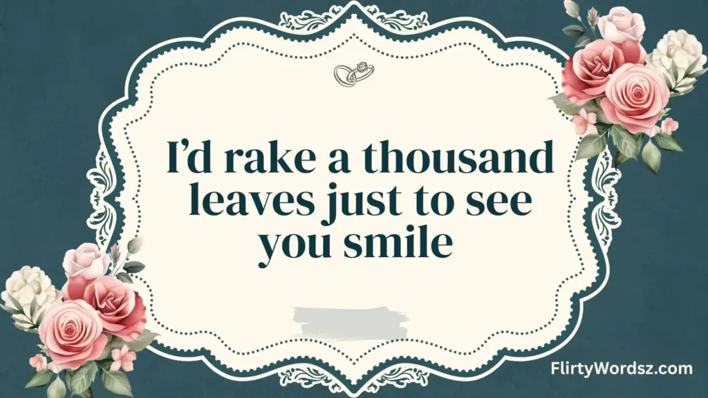 Funny & Playful Fall Pickup Lines