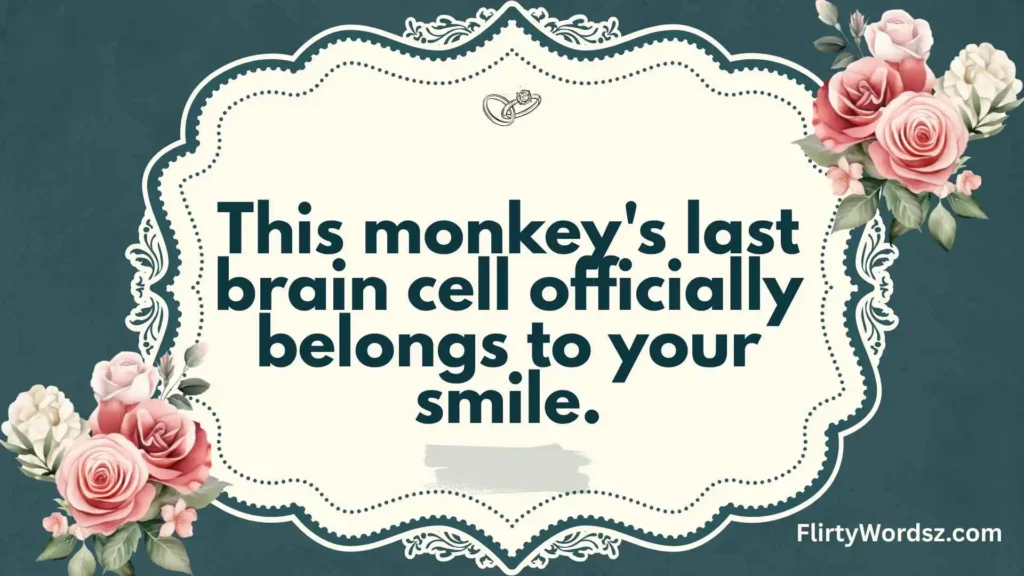 Funny Rizz Monkey GIF Pick Up Lines