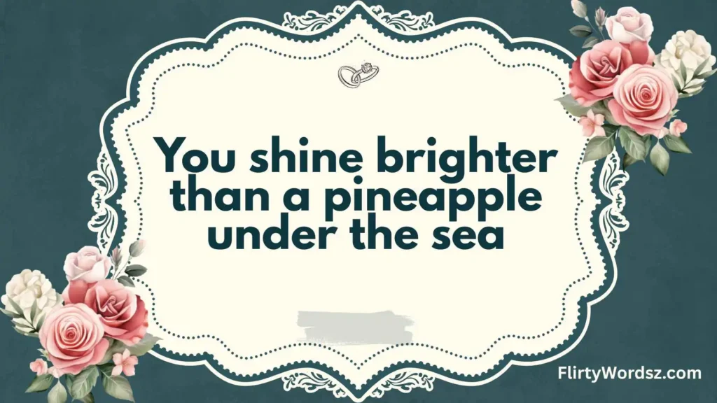 Flirty & Cute Spongebob Pickup Lines
