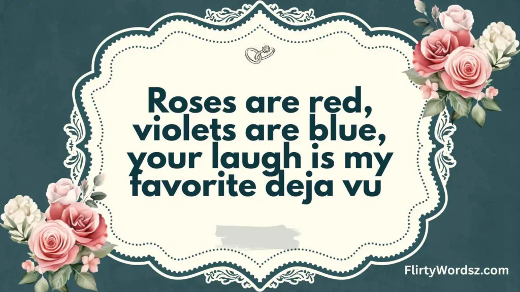 Funny and Playful Roses Are Red Violets Are Blue Lines
