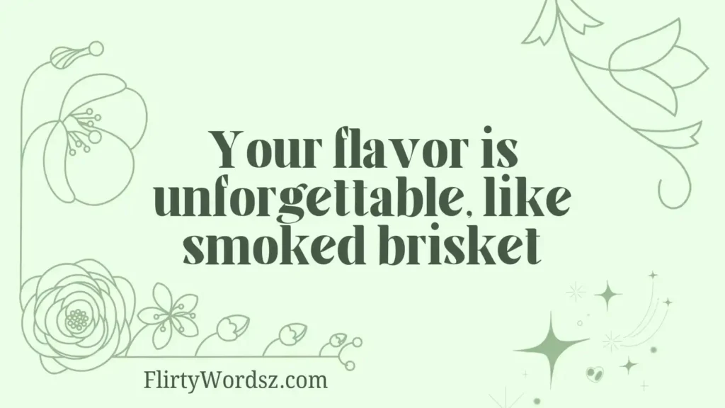 Texas Food & BBQ Flirt