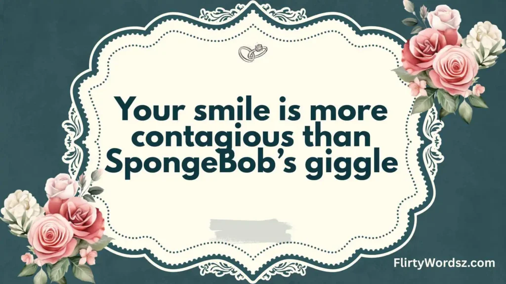 Witty & Clever Spongebob Pickup Lines
