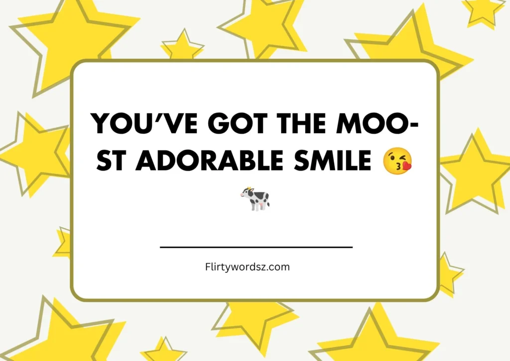Cute Cow Pickup Lines