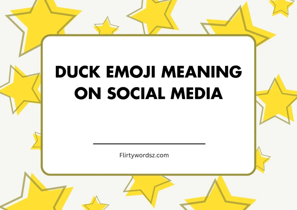 Duck Emoji Meaning on Social Media
