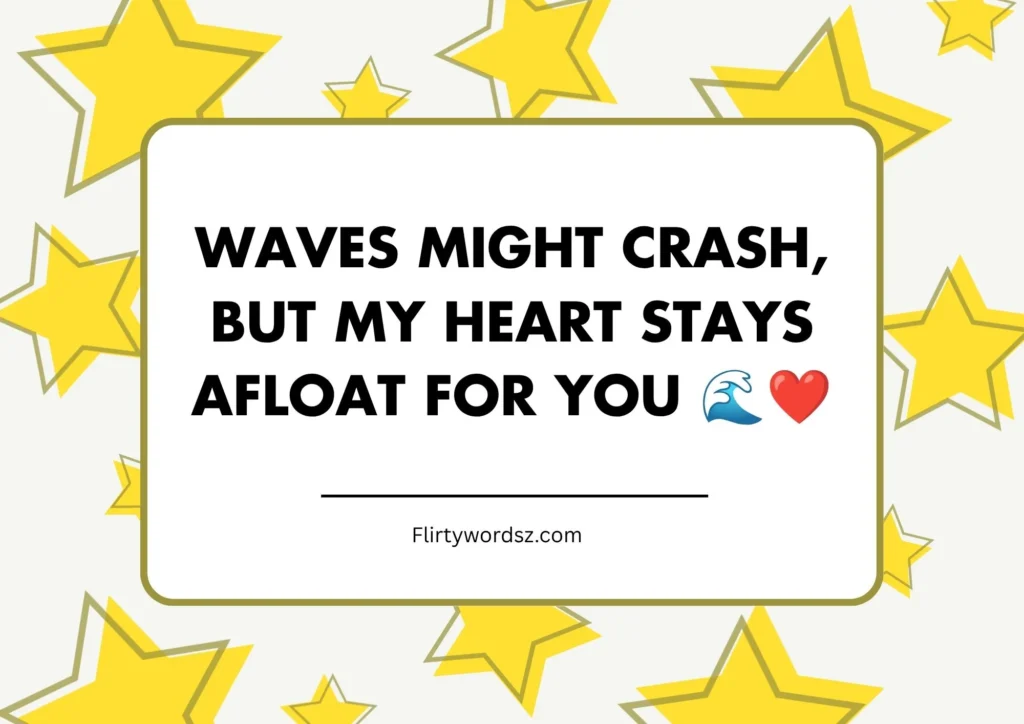 Flirty & Playful Ocean Pickup Lines