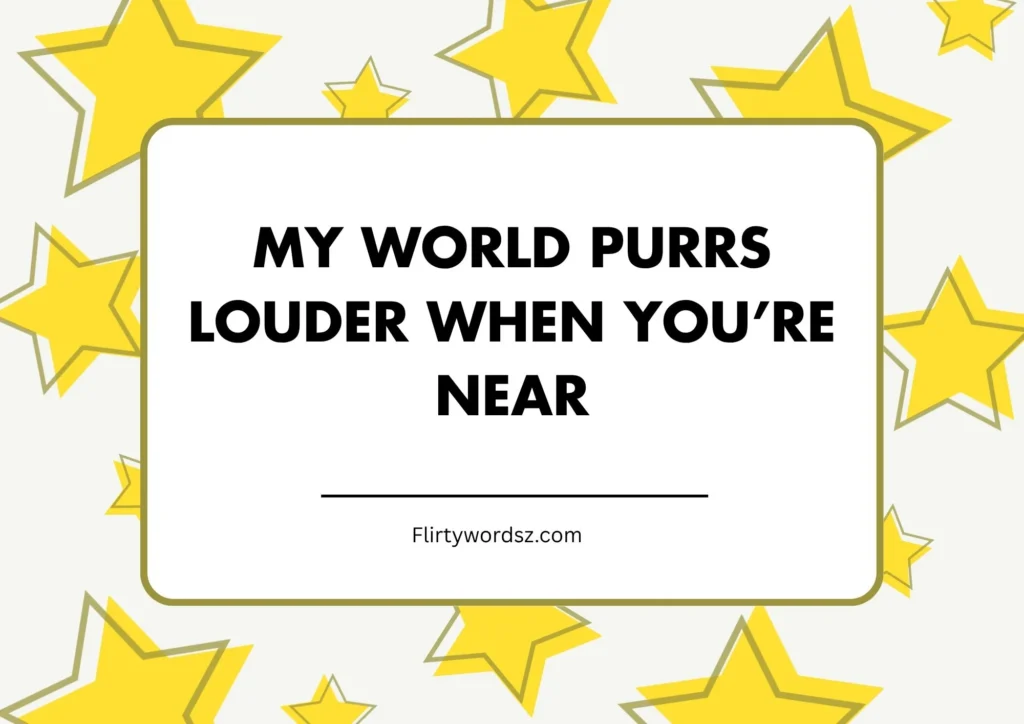 Flirty Cat Pickup Lines