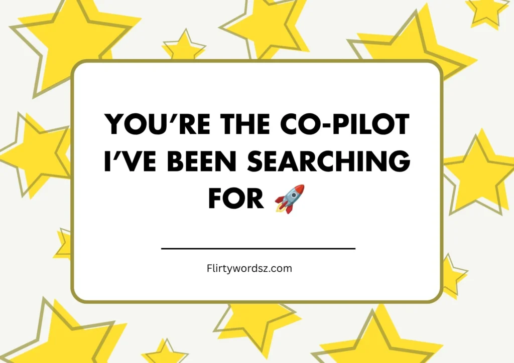 Pilot-Themed Pickup Lines