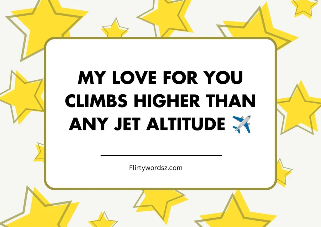 Romantic and Sweet Pilot Pickup Lines
