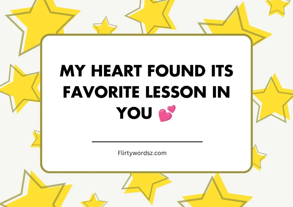 Romantic Pickup Lines for Teachers