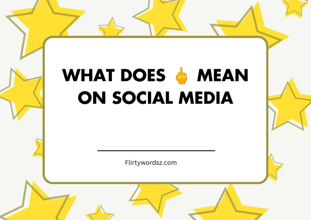 What Does 🖕 Mean on Social Media