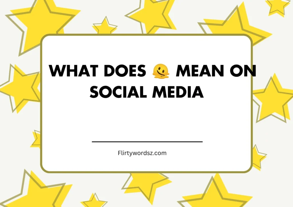 What Does 🫠 Mean on Social Media