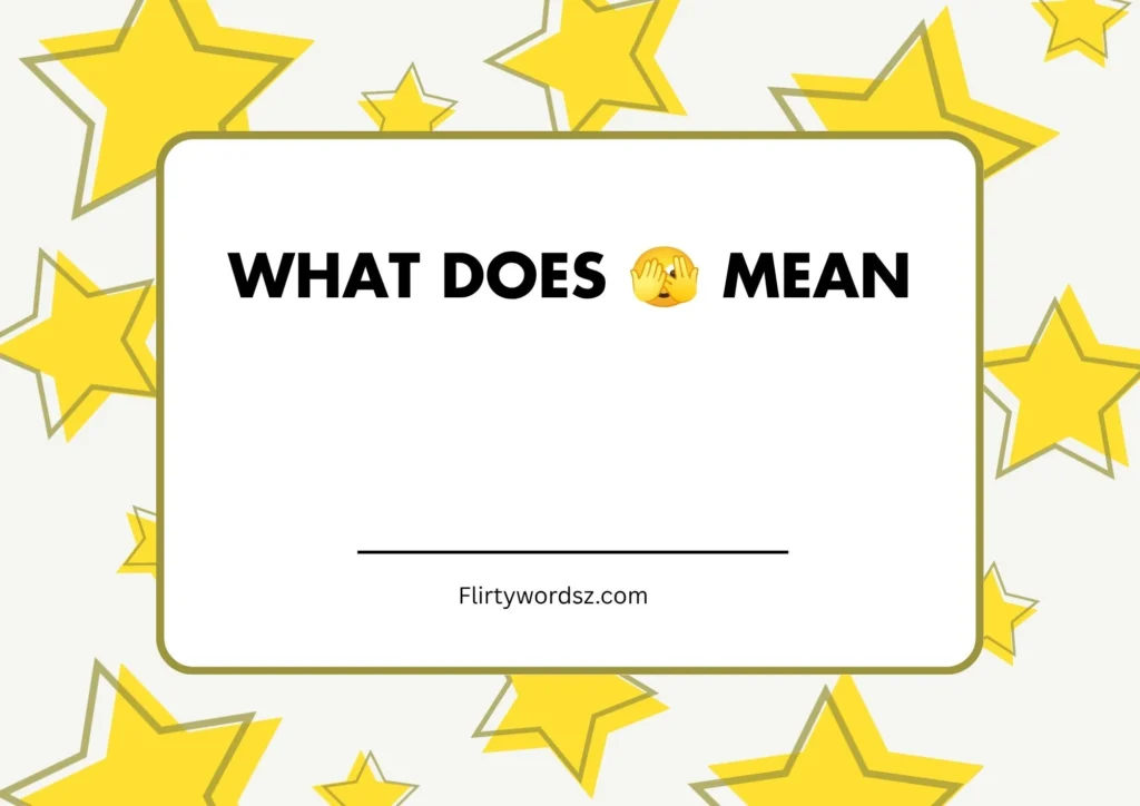 What Does 🫣 Mean