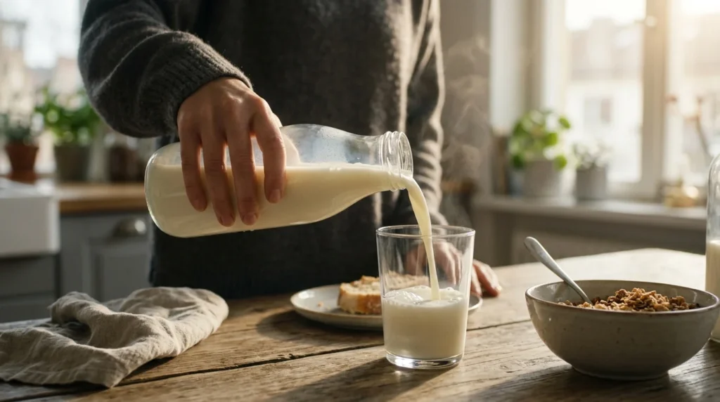 Glass of Milk Emoji Meaning on Social Media