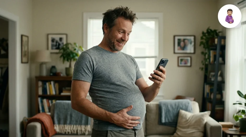 What Does the Pregnant Man Emoji 🫃 Mean